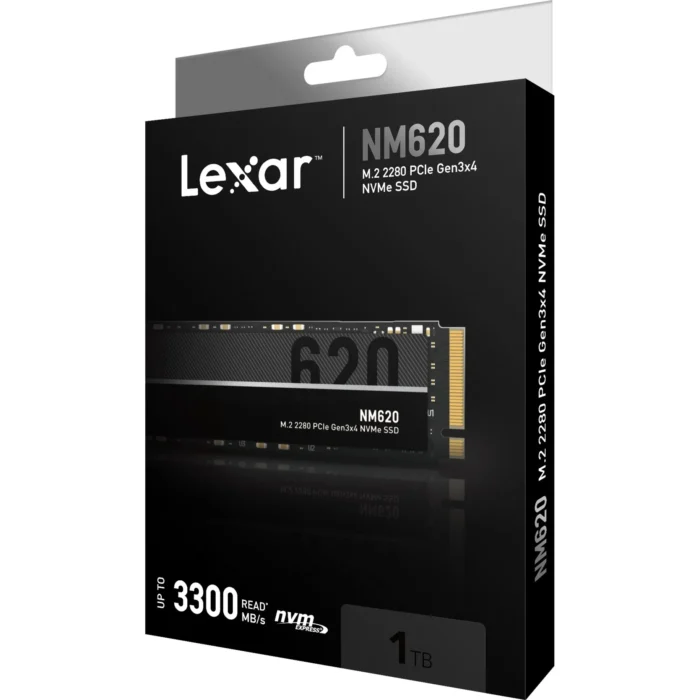 Lexar NM620 2TB M.2 NVMe SSD voor desktop en laptop