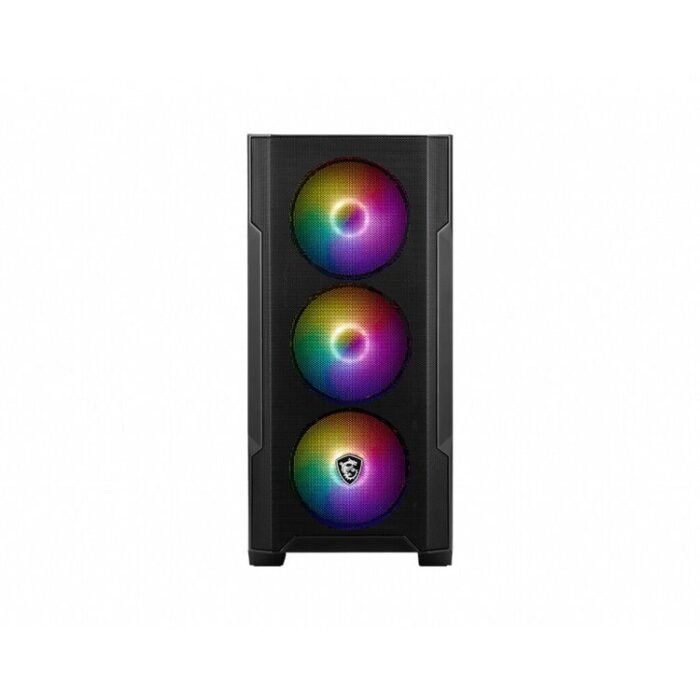 MSI MAG FORGE M100A RGB micro ATX gaming behuizing met RGB ventilatoren
