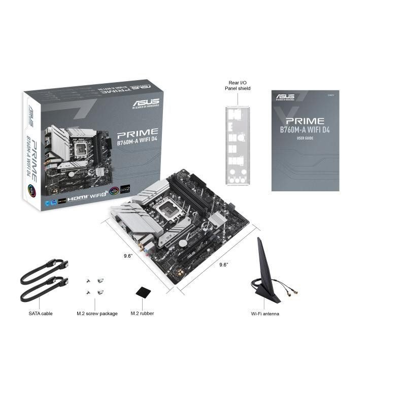 ASUS PRIME B760M-A WIFI D4 Moederbord - Afbeelding 6
