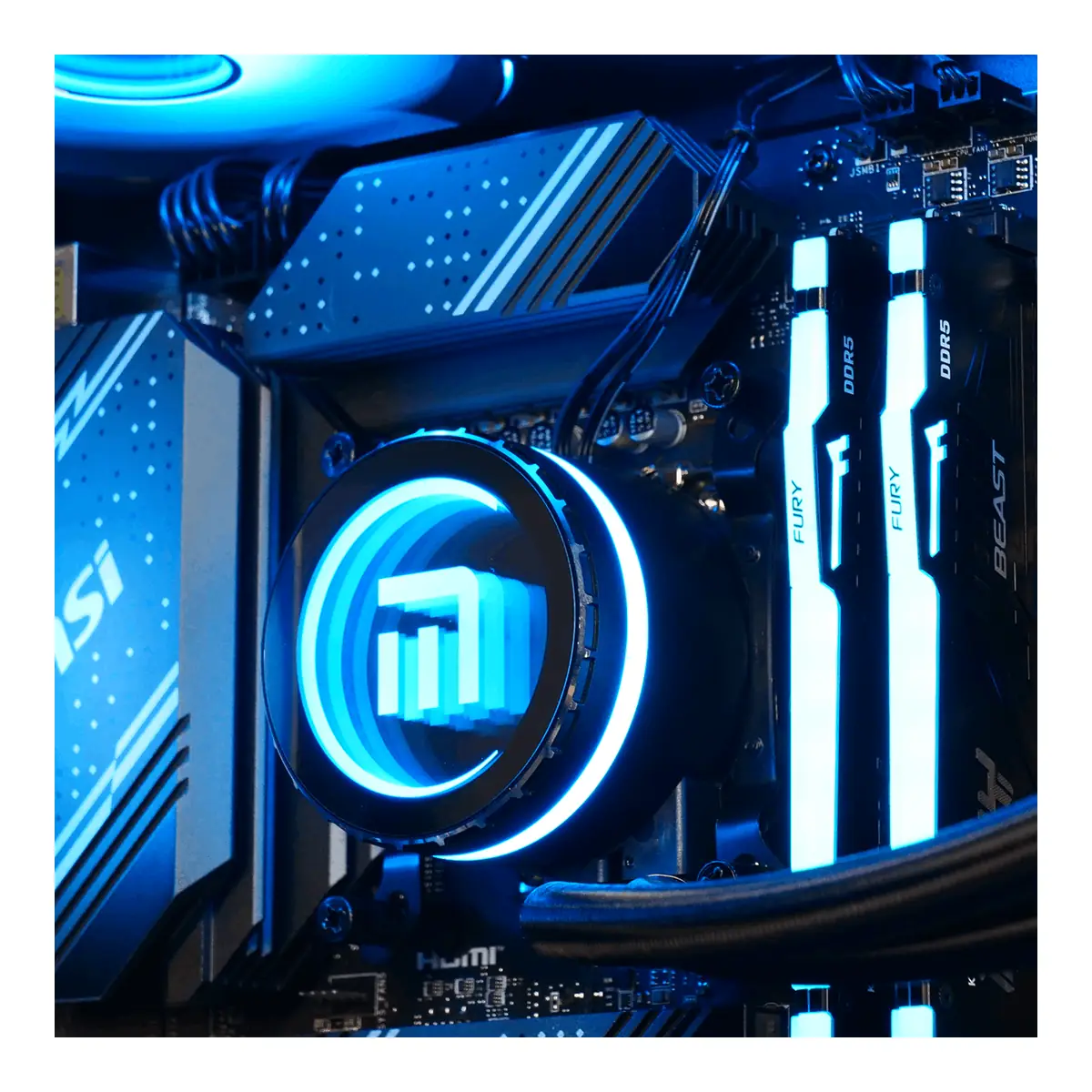 AQUARIUS - i7-14700KF/5070-Ti/32Go/2To - Gaming PC bij COMPUZONE België